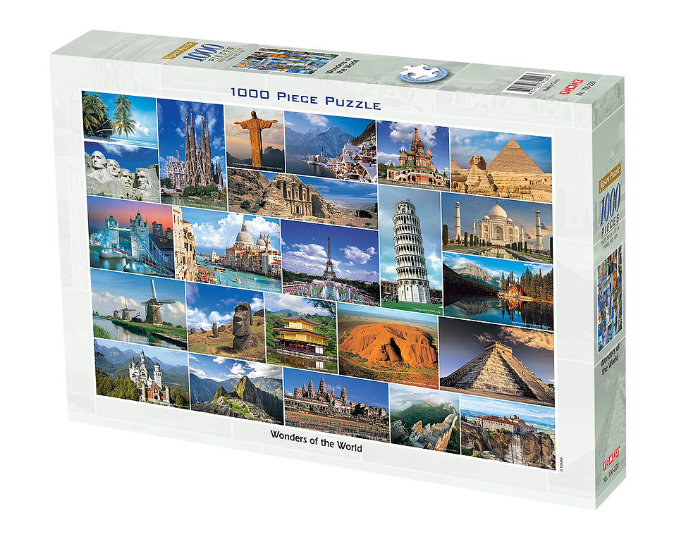 Wonders of the World Collage